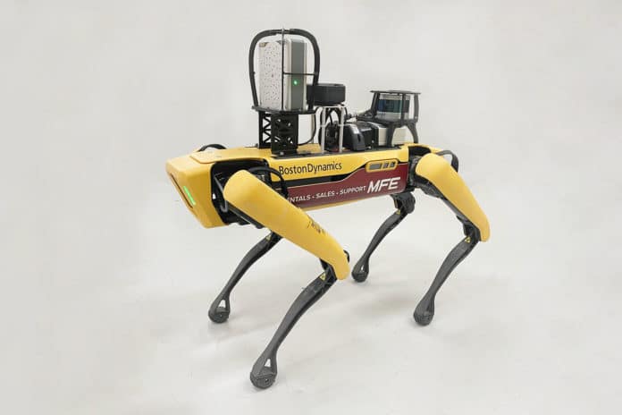 Compact multi-gas detector can be deployed on Spot or commercial UAVs to provide real-time monitoring of chemical hazards in industrial settings.
