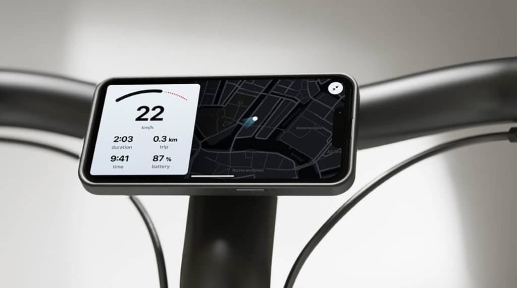 A new optional phone mount, and USB-C charging port turn every rider’s phone into a dashboard.