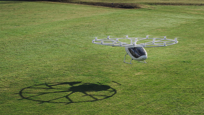 All electric VoloCity air taxi takes to the skies on maiden flight.