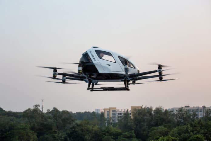 EHang to introduce autonomous aerial vehicle to Thailand for UAM.