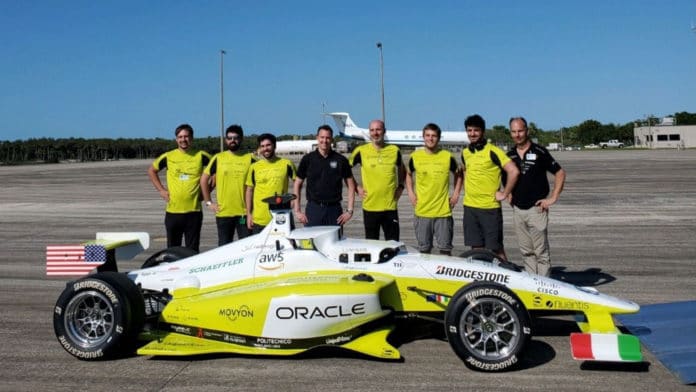 Indy Autonomous Challenge racecar sets a new land speed world record.