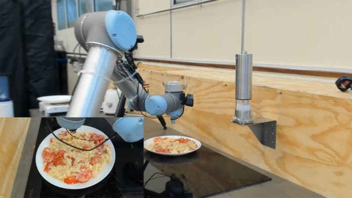 A robot ‘chef’ has been trained to taste food at different stages of the chewing process to assess whether it’s sufficiently seasoned.