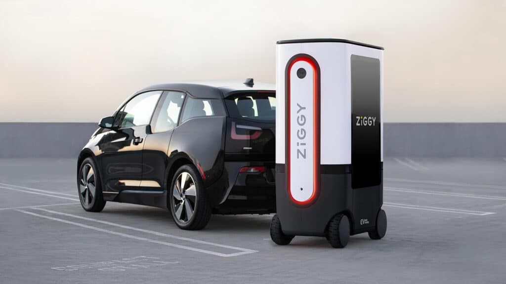 ZiGGY overcomes limitations of stationary EV chargers without the need for costly electrical infrastructure.