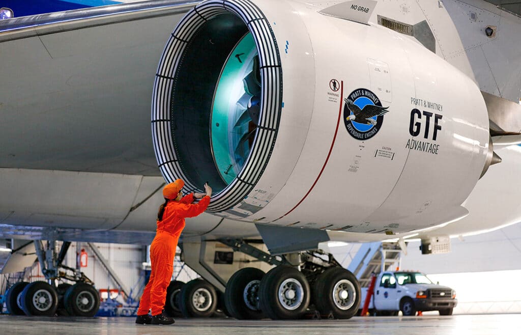 GTF engines have saved airlines more than 800 million gallons of fuel to date.