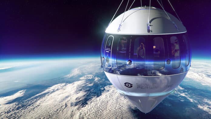 Space Perspective unveiled the final, patent-pending design of its Spaceship Neptune capsule.