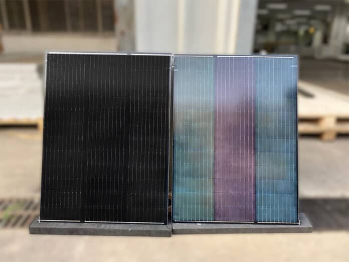 Photonic glasses give solar panels pleasing colors while maintaining their ability to efficiently produce energy.