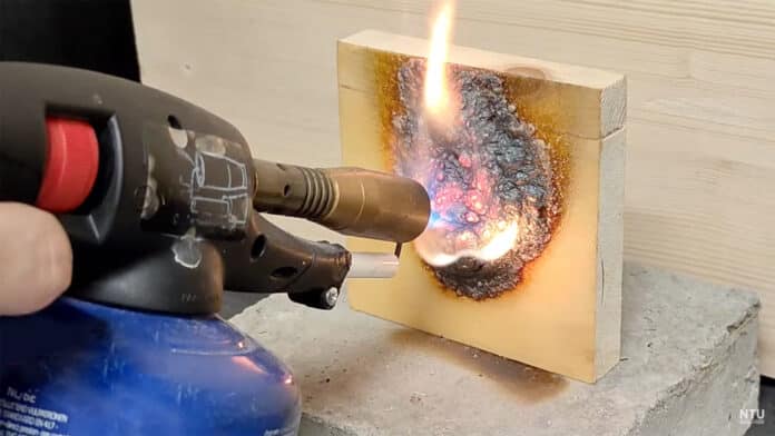 Researchers invent invisible coating that makes wood “fireproof”.