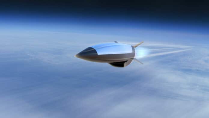 An artist rendering of the Hypersonic Attack Cruise Missile.