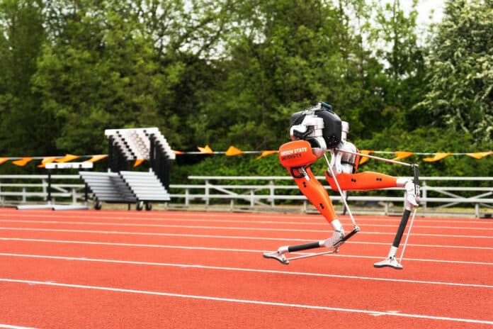 Cassie, the bipedal robot developed at Oregon State achieves Guinness World Record in 100 meters.
