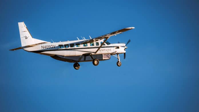 Ampaire’s Eco Caravan, the first hybrid-electric regional aircraft, made its maiden flight.