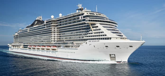 Fincantieri delivers MSC Seascape, the largest and greenest ship ever built in Italy.