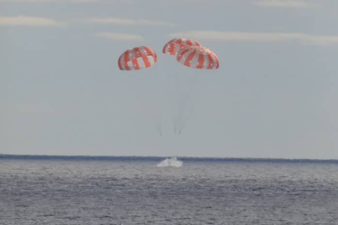 NASA’s Orion spacecraft for the Artemis I mission splashed down in the Pacific Ocean, after a 25.5 day mission to the Moon.