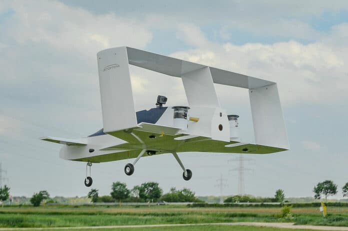 Jetoptera's bladeless-propulsion VTOL aircraft.