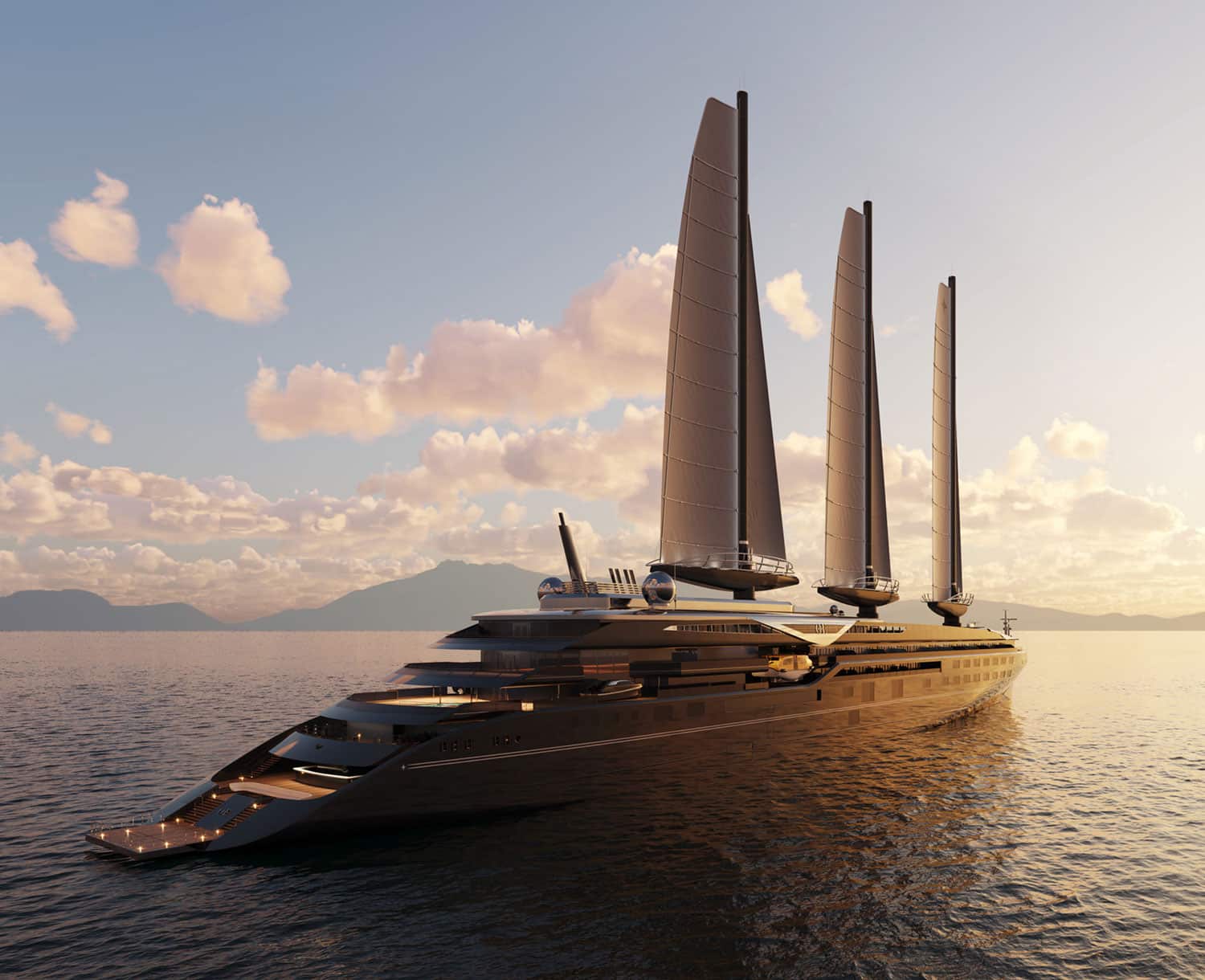 Orient Express has unveiled the world’s largest sailing ship, Orient Express Silenseas.