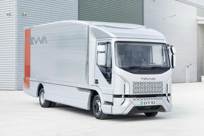 Tevva starts mass production of its 7.5-tonne electric truck.
