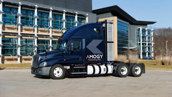 Amogy has presents the world’s first ammonia-powered, zero-emission semi truck.