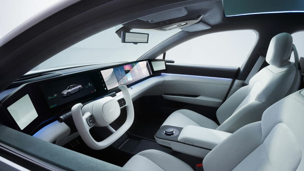 AFEELA electric car interior.