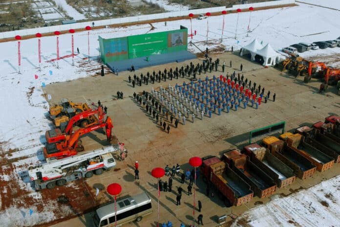 Sinopec launches world's largest green hydrogen coal-chemical project in Inner Mongolia.