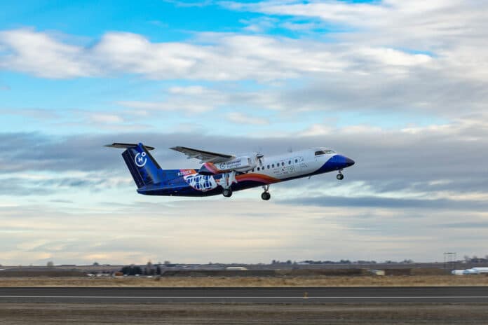 Universal Hydrogen successfully completes first flight of hydrogen regional airliner.