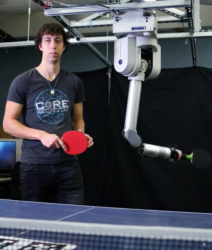 Researchers are using the sport of table tennis to showcase that humans may not always trust a robot's explanation of its intended action.