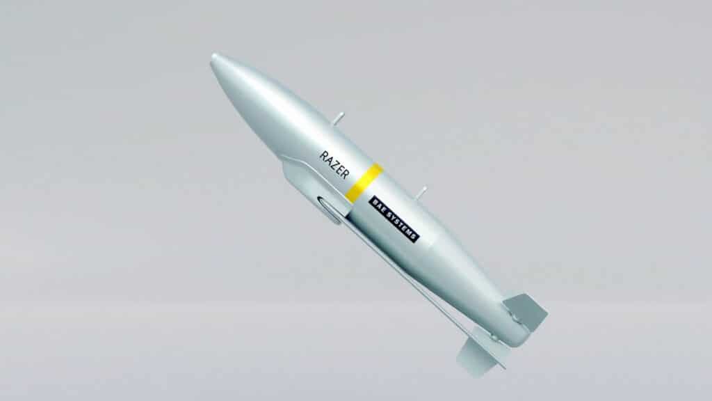 RAZER is designed to transform a standard non guided munition into a precision air launched weapon at low cost.