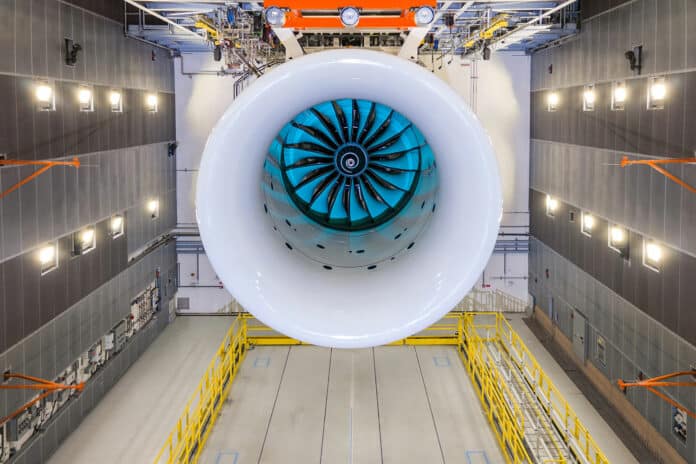 Rolls-Royce announces successful first tests of UltraFan technology demonstrator in Derby, UK.