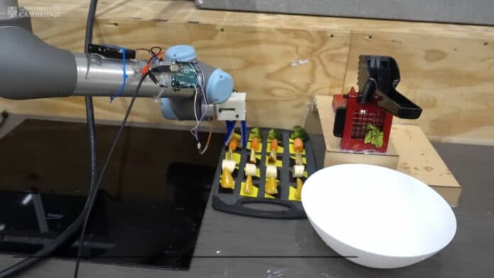 Robot ‘chef’ learns to recreate recipes from watching food videos.
