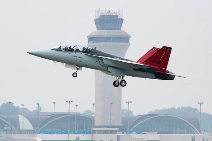 Boeing completes the first flight of T-7A Red Hawk jet trainer.