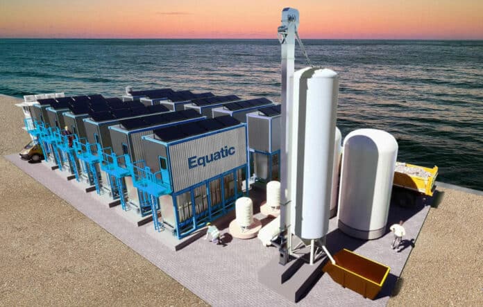 Equatic launches first technology that combines carbon dioxide (CO2) removal and carbon-negative hydrogen generation.