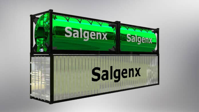 Salgenx S3000 Salt Water Battery Energy System.