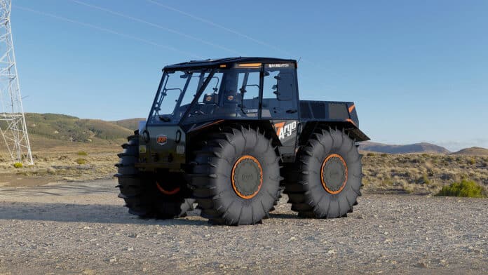 The amphibious ARGO Sasquatch XTX is built for those who work off the grid.