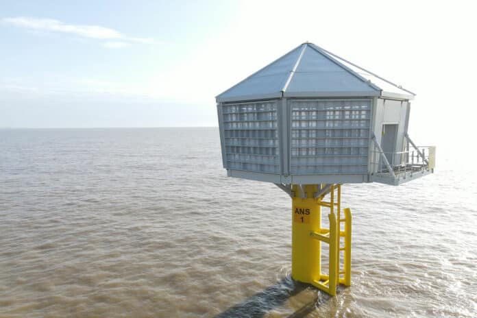 Industry-first offshore artificial nests installed off the UK coast.