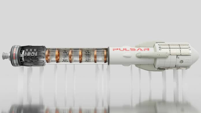 Pulsar Fusion's concept of a hyper speed, nuclear fusion rocket engine.