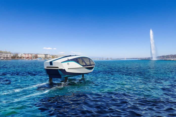 SeaBubbles launches zero-emission 'flying' hydrofoil boat in France.