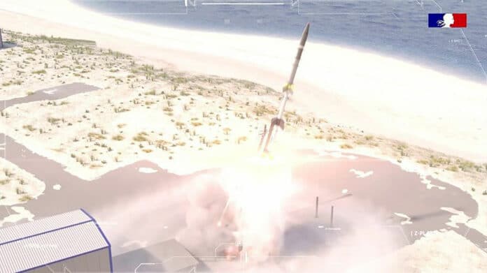 VMaX firing from DGA Missile tests.