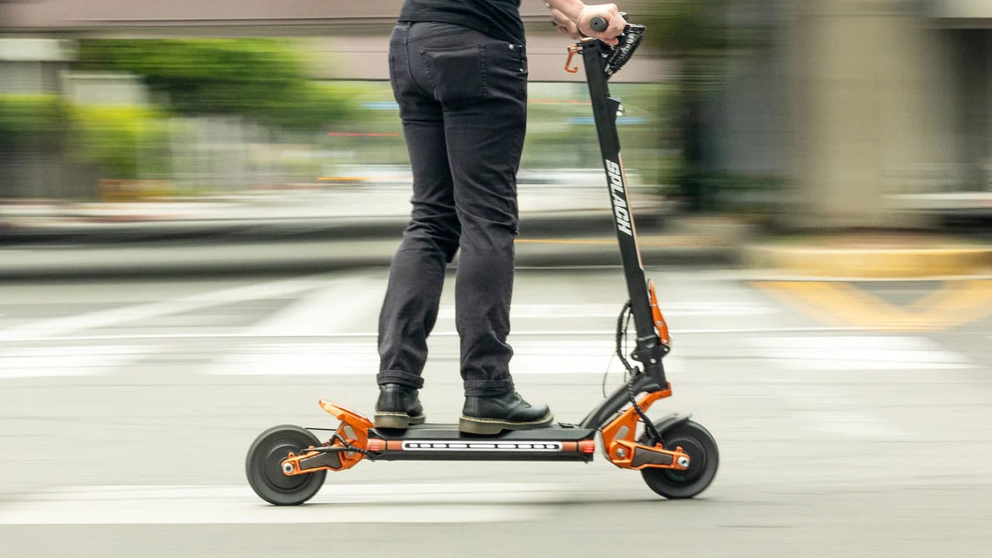 SPLACH Mukuta an foldable e-scooter