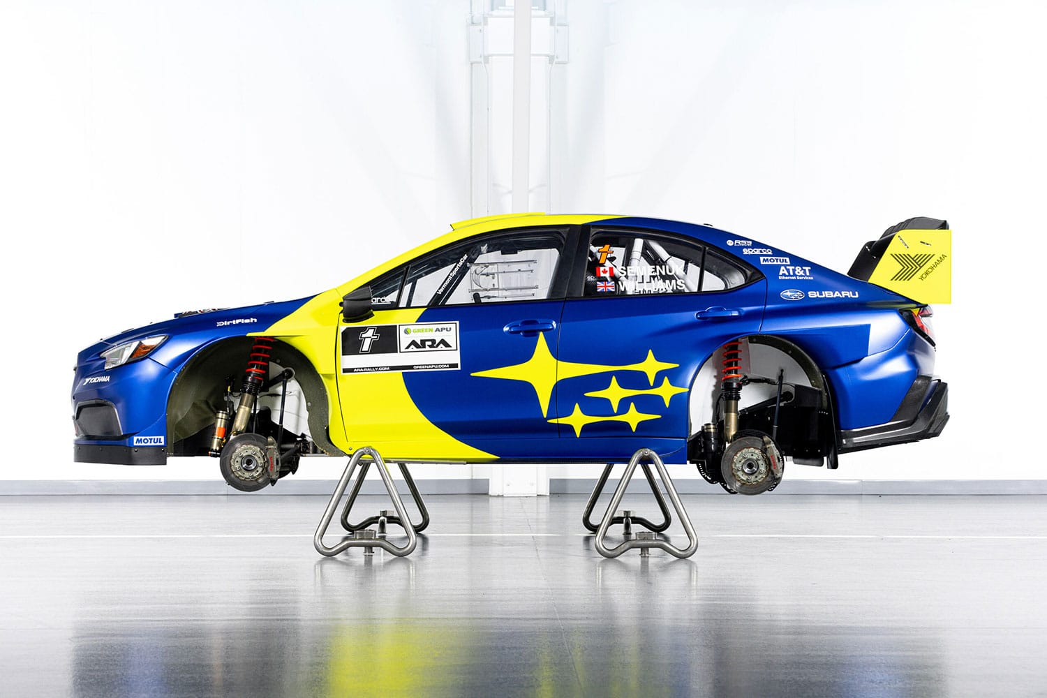 The new WRX rally car has been engineered from the ground up for ultimate speed in all conditions.