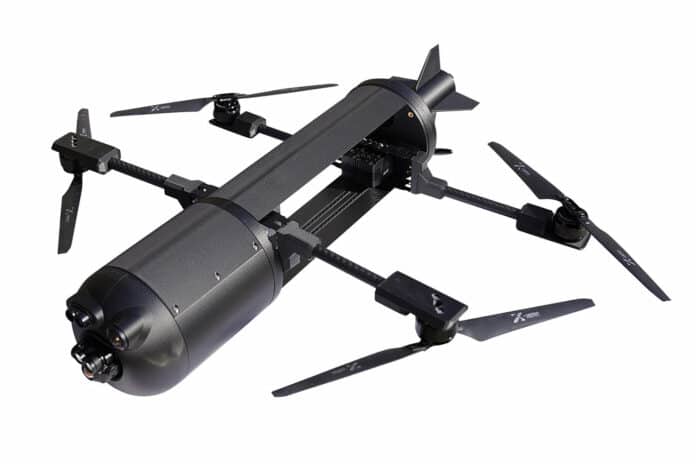 Tube-launched WASP M4-TL tactical UAS