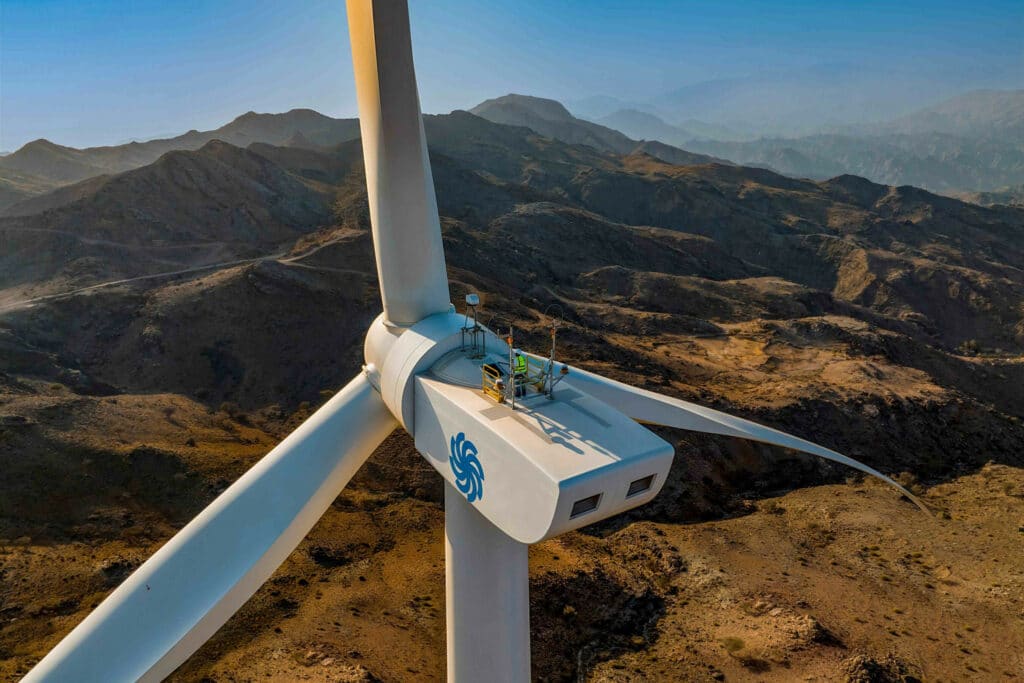 4.5-megawatt (MW) Wind Turbine located at Al Halah, Fujairah, UAE