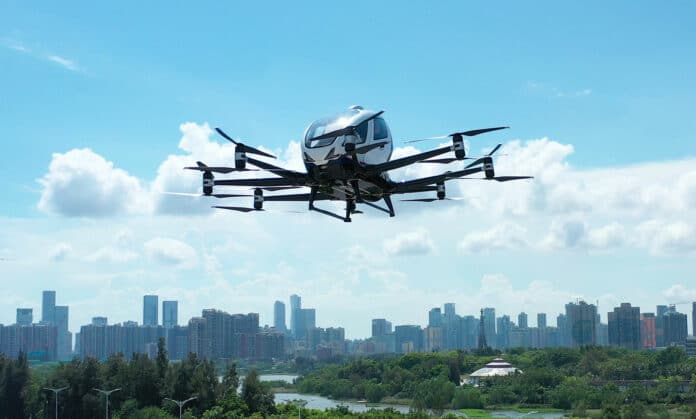 China issues type certificate to EHang’s EH216-S two-seat eVTOL aircraft.