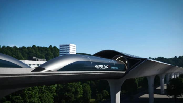 HyperloopTT Express Freight, its new innovative freight transport capsule system.