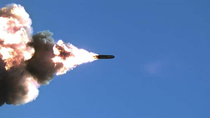 A Boeing and Nammo team fired Ramjet 155 munition from a 58-caliber Extended Range Cannon Artillery (ERCA).