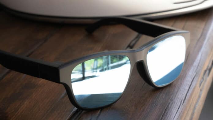 Blucap AR navigation sunglasses.