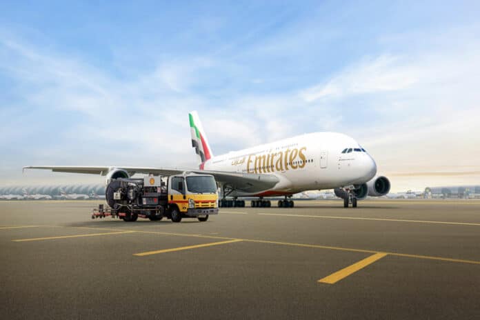 Shell Aviation to supply 300k gallon SAF for Emirates' Dubai hub.