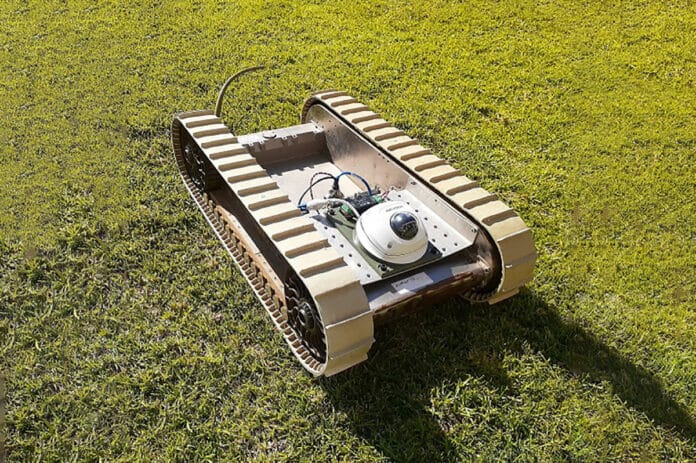 The GVR-BOt used in the experiment by UniSA and Charles Sturt AI researchers.
