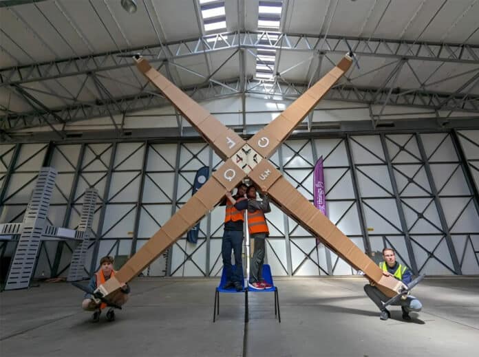 Manchester researchers have built and flown the world’s largest quadcopter drone.