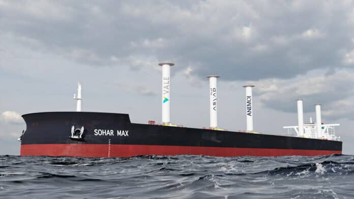 Vale and Omani shipowner Asyad to install rotor sails on a Valemax.