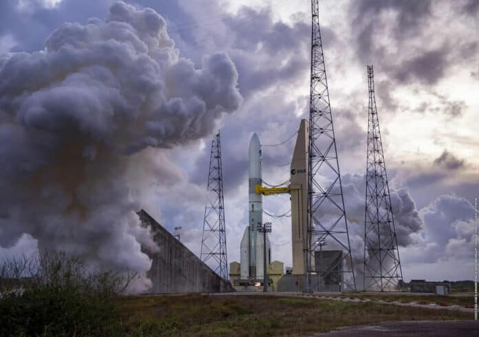 Successful long-duration hot-fire test of Ariane 6 rocket engine.