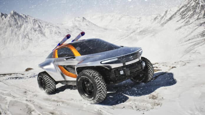 Introducing Callum Skye, a stunning multi-terrain electric vehicle.