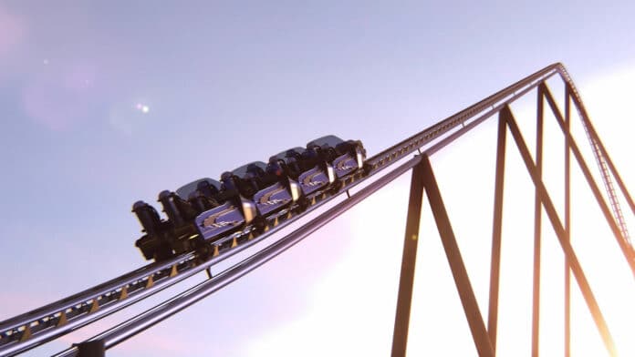 Record-breaking coaster Falcon’s Flight will also be the tallest coaster in the world.